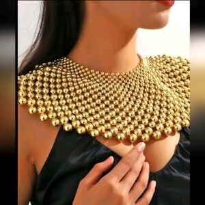 Gold Beaded Necklace